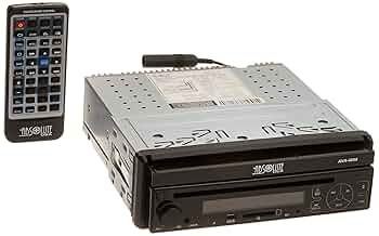 (未使用･未開封品)　Absolute DMR400 4-Inch In-Dash Receiver with DVD Player Flip Down Detachable Panel T feet Screen by Absolute tu1jdyt Amazon.com: Absolute DMR400 4-Inch In-Dash Receiver with DVD